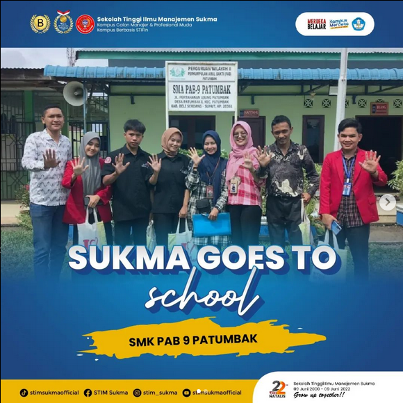 Sukma Goes To School ke SMK PAB 9 Patumbak
