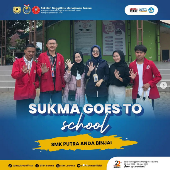 Sukma Goes To School ke SMK Putra Anda Binjai
