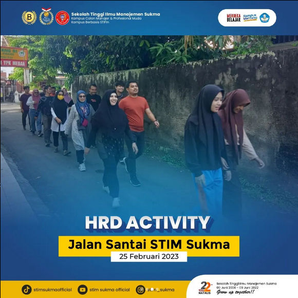 HRD Activity Jalan Santai STIM SUKMA 25 Februari 2023