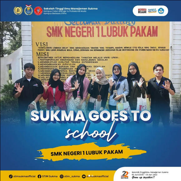 Sukma Goes To School ke SMA Negeri 1 Lubuk Pakam