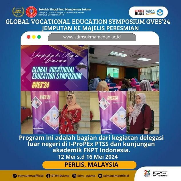 Simposium Pendidikan Vokasional Global 2024 (GVES ’24) di PTSS