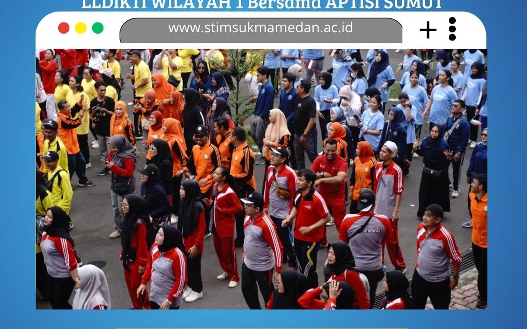 Senam Ceria Dalam Acara Memperingati Kemerdekaan Indonesia Bersama LLDIKTI Wilayah 1 dan APTISI SUMUT