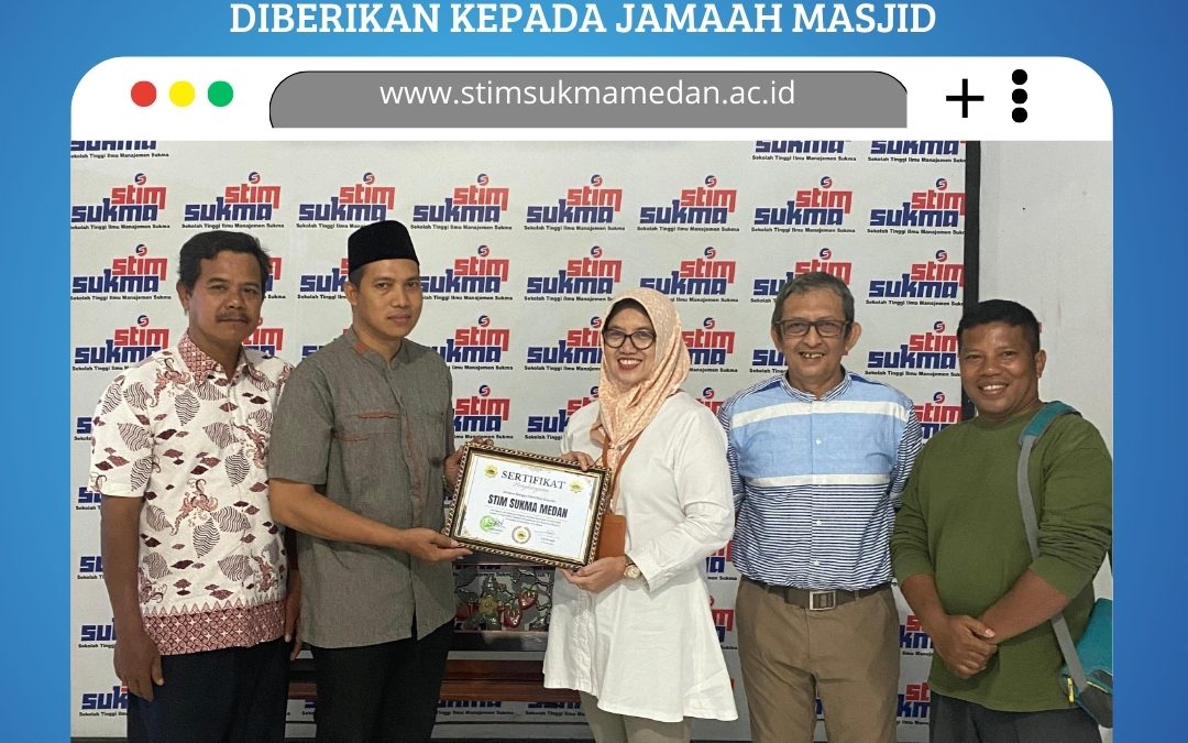 PIAGAM PENGHARGAAN DARI BKM AL MUNAWWARAH KEPADA STIM SUKMA ATAS BEASISWA YANG DIBERIKAN KEPADA JAMAAH MASJID