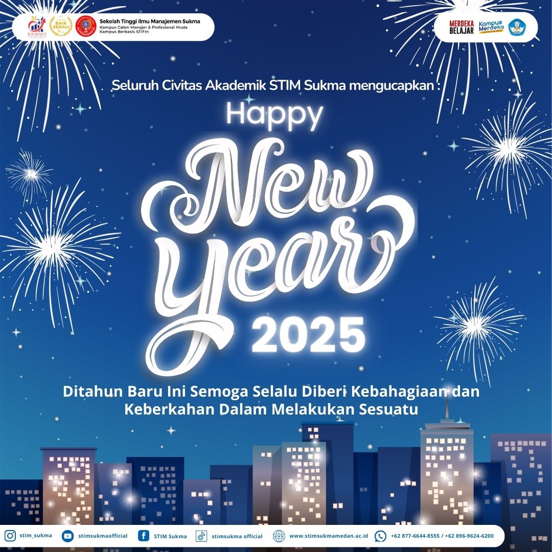 Selamat Tahun Baru 2025 - STIM SUKMA MEDAN