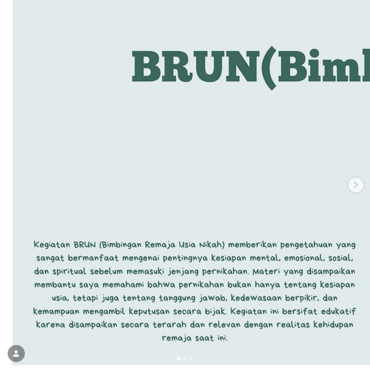 BRUN : Mutiara Salsabila Sipahutar