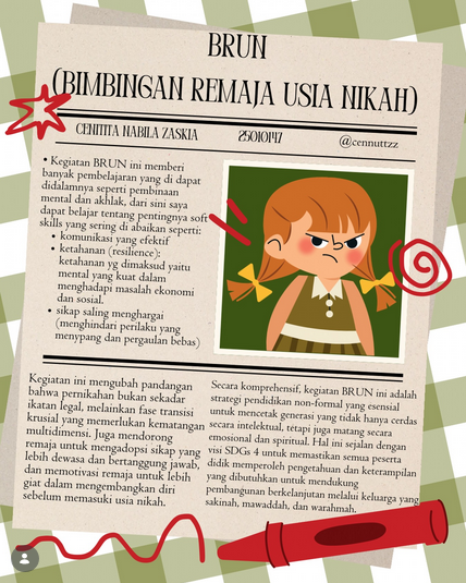 BRUN : Cenitta Nabila Zaskia